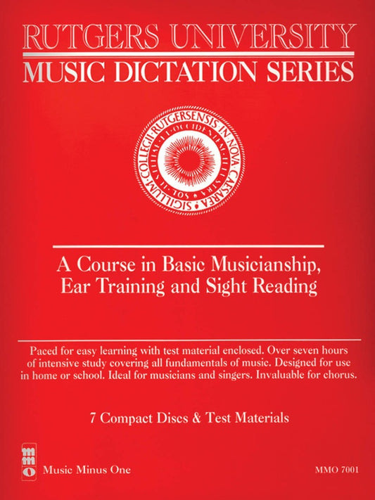 Rutgers University Music Dictation Bk/7Cd