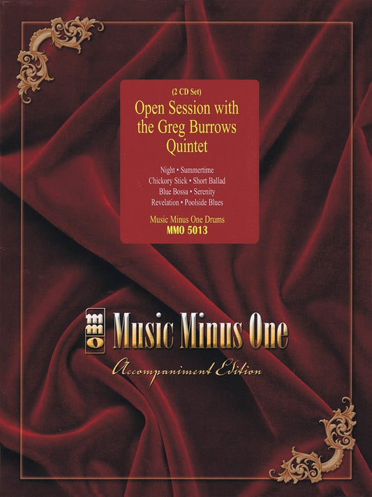 Open Session With Greg Burrows Quintet Drums Bk/Cd