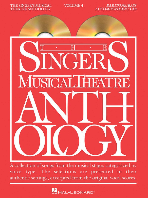 Singers Musical Theatre Anth V4 Bar Bass Cds