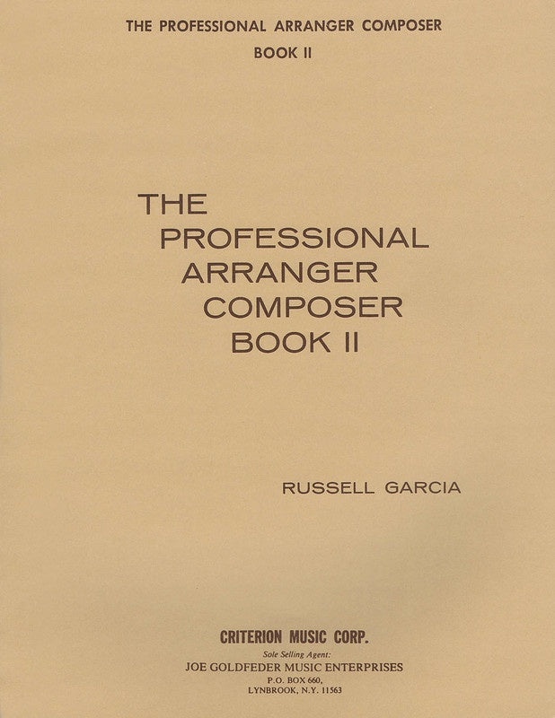 Professional Arranger Composer Book 2