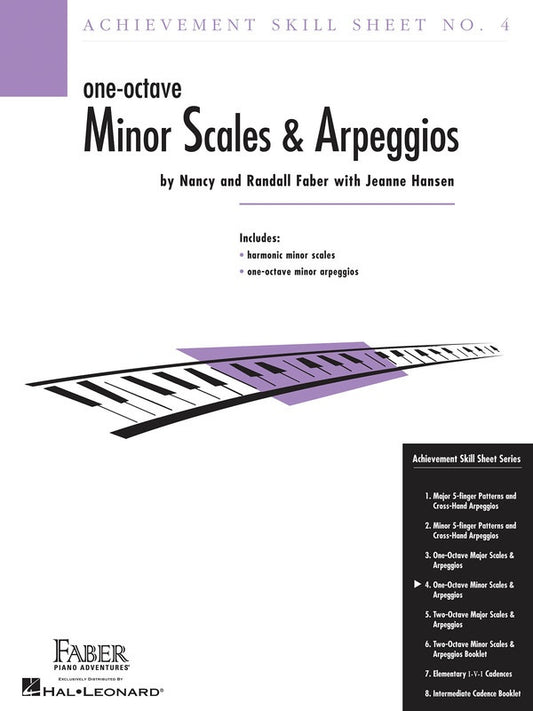 Achievement Skill Sheet 4 Octave Minor Scales Book