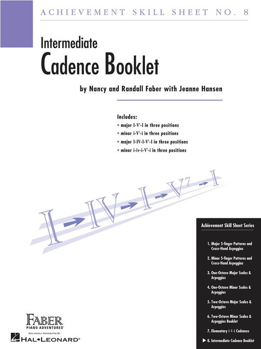 Achievement Skill Sheet 8 Cadence Book