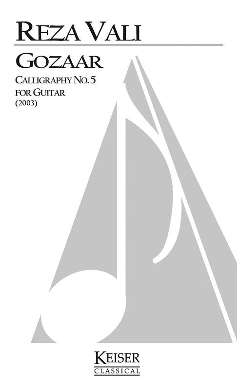Vali - Gozaar Calligraphy No 5 For Guitar (Pod)