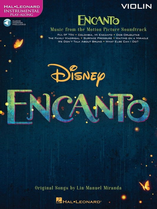 Encanto For Violin Movie Soundtrack Play Along Book/Ola