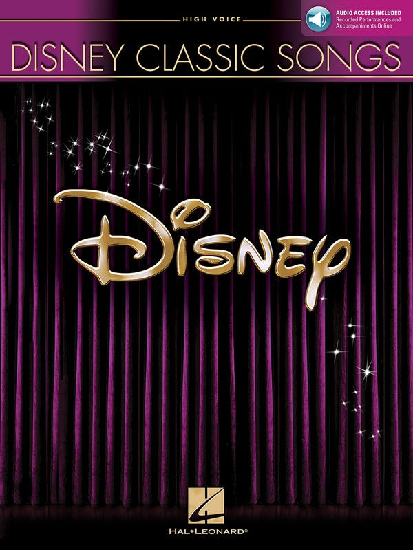 Disney Classic Songs - High Voice Book/Cd