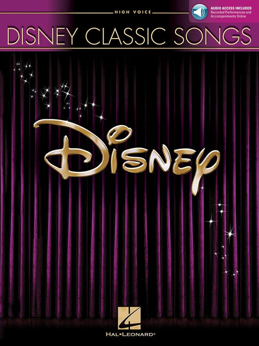 Disney Classic Songs - High Voice Book/Cd
