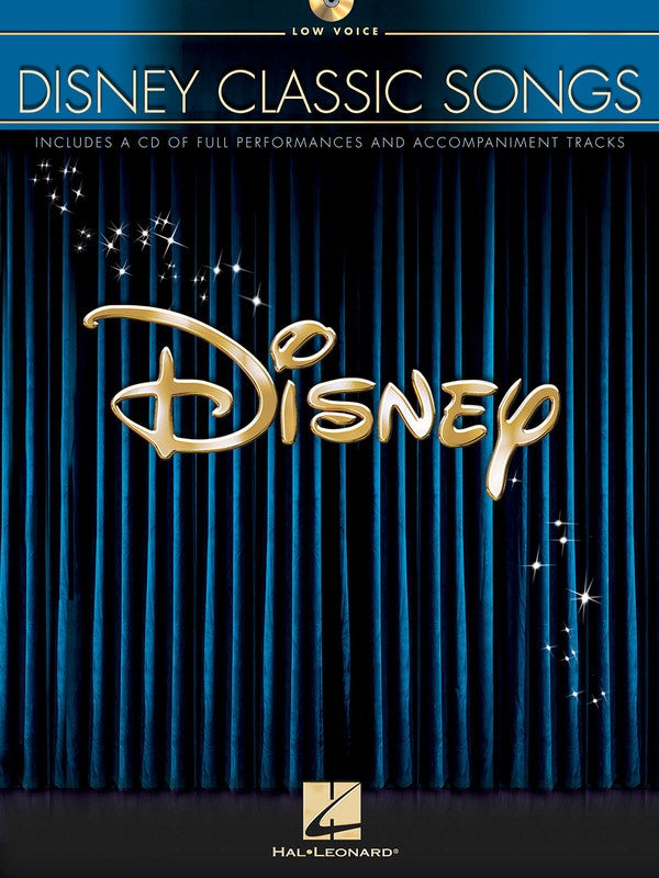 Disney Classic Songs - Low Voice Book/Cd