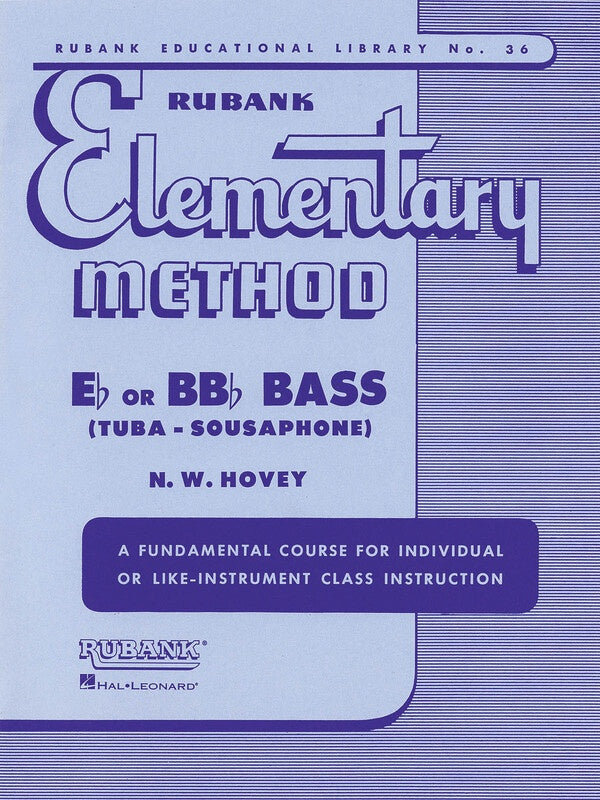 Rubank Elementary Method - Eb and Bb Tube/Bass (Bass Clef) Book