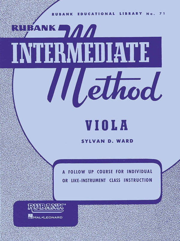 Rubank Intermediate Method - Viola Book