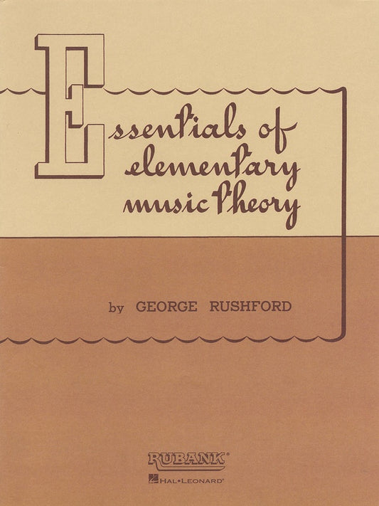 Essentials Of Elementary Music Theory Book