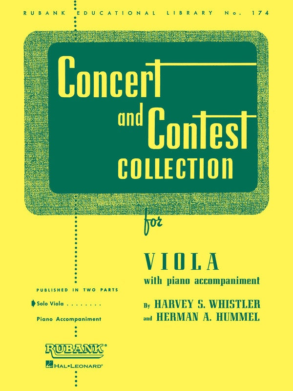 Concert And Contest Collection Viola Part