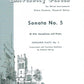 Giovanni Platti - Sonata Op No. 5 For Alto Saxophone Sax With Piano Book