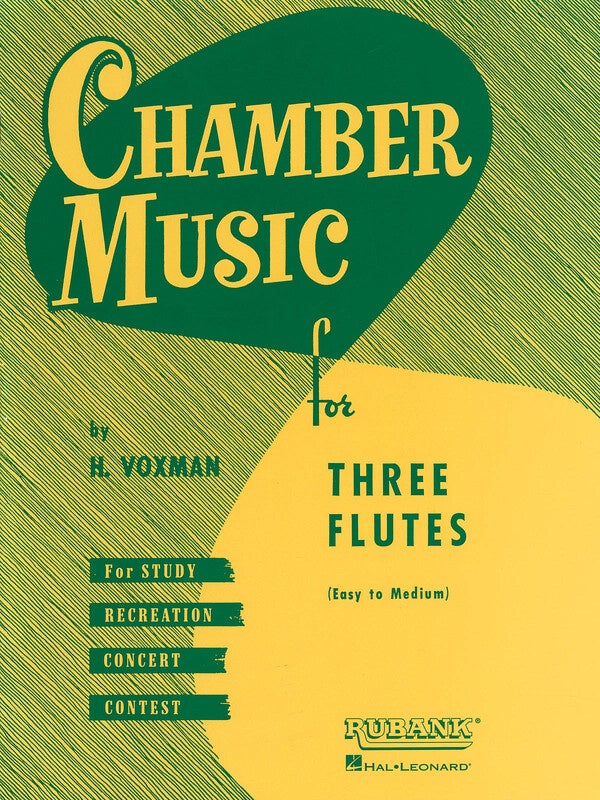 Chamber Music For 3 Flutes Book (Easy To Medium Level)