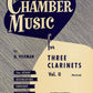 Chamber Music For 3 Clarinets - Volume 2 Book (Medium)