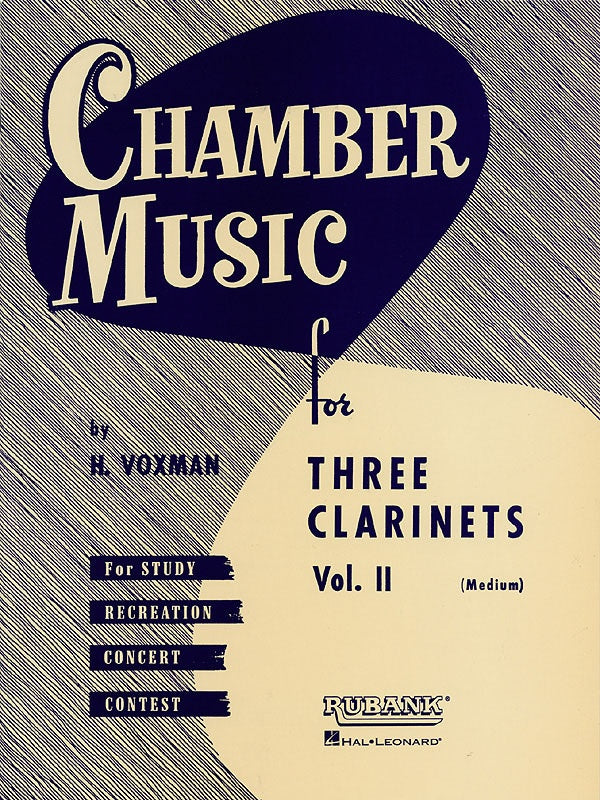 Chamber Music For 3 Clarinets - Volume 2 Book (Medium)
