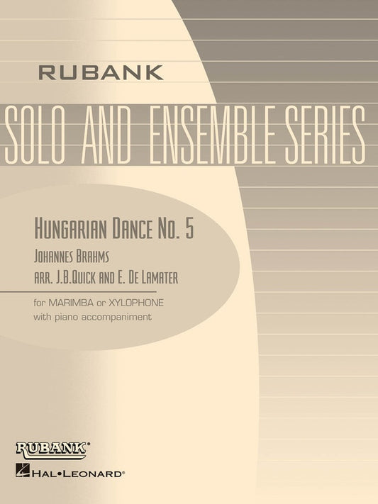 Hungarian Dance No 5 Mallet With Piano Book
