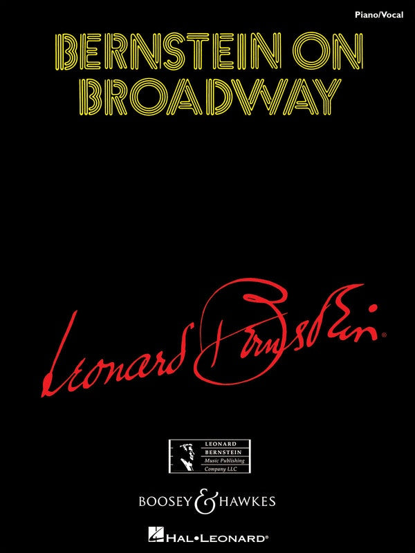 Bernstein On Broadway Piano/Vocal Book