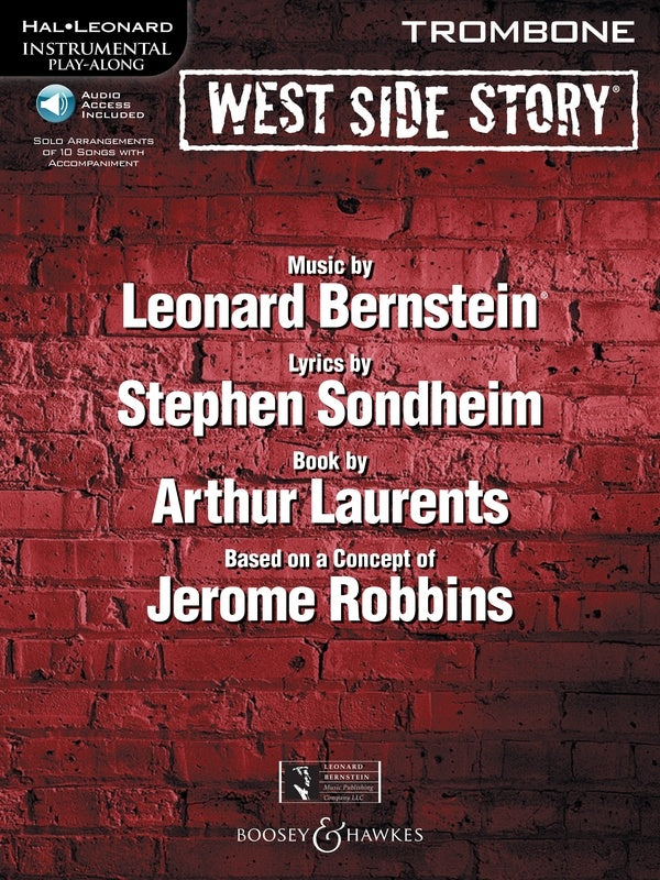 West Side Story - Trombone Play Along Book/Cd
