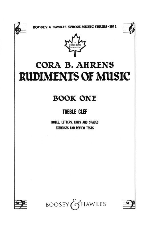 Rudiments Of Music Bk1