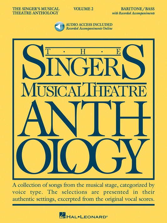 Singers Musical Theatre Anth V2 Bar/Bass Bk/Ola