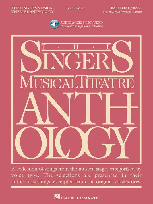Singers Musical Theatre Anth V3 Bar/Bass Bk/Ola
