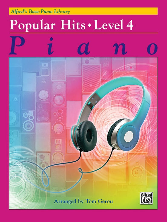 Alfred's Basic Piano Library Popular Hits Level 4 Book