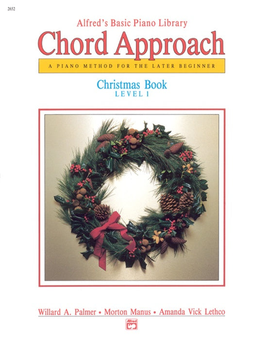 Alfred's Basic Piano Library - Chord Approach Christmas Book Level 1