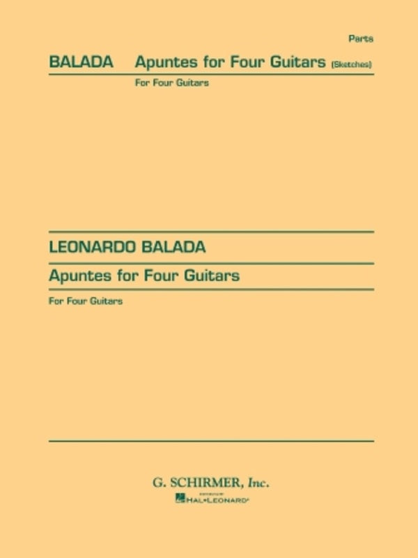Balada - Apuntes For 4 Guitars (Sketches)