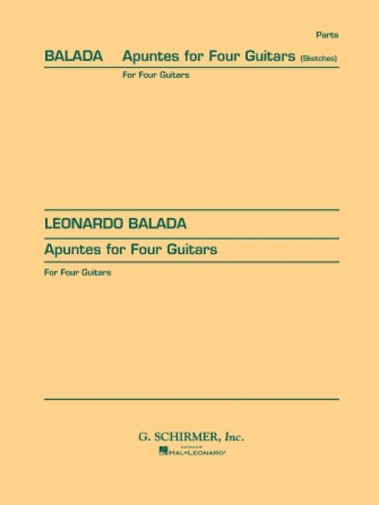 Balada - Apuntes For 4 Guitars (Sketches)