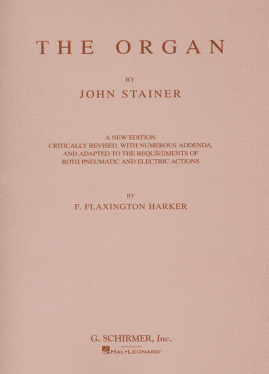 Stainer - The Organ Ed Harker