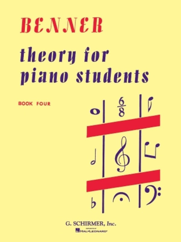 Benner - Theory For Piano Students Bk 4