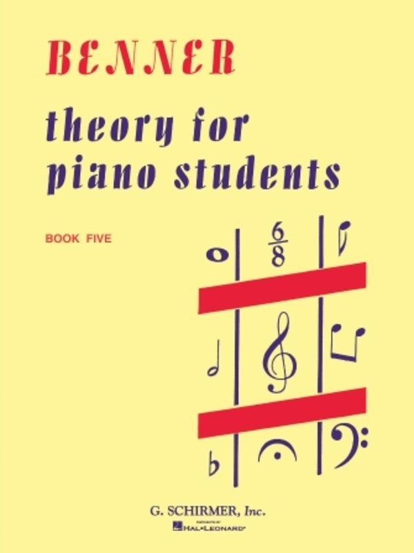 Benner - Theory For Piano Students Bk 5