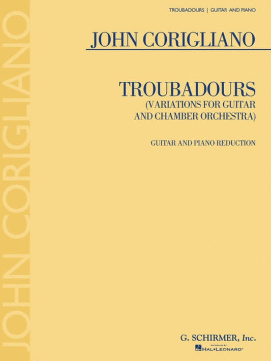 Corigliano - Troubadours For Guitar/Piano