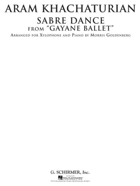 Khachaturian - Sabre Dance For Xylophone/Piano