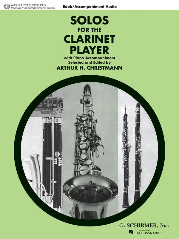 Solos For The Clarinet Player Book with OLA Piano Accompaniments