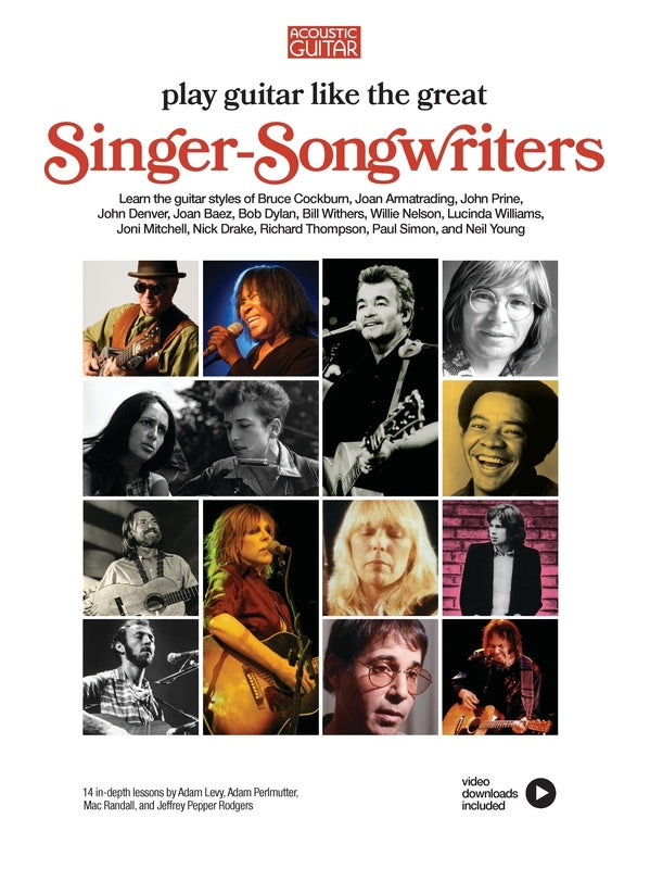 Play Guitar Like The Great Singer Songwriters Book/Olv