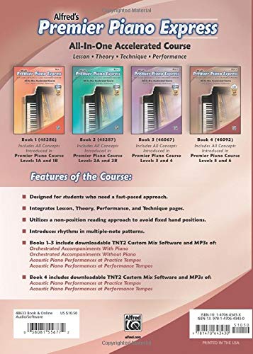 Alfred's Premier Piano Express Repertoire Book 4