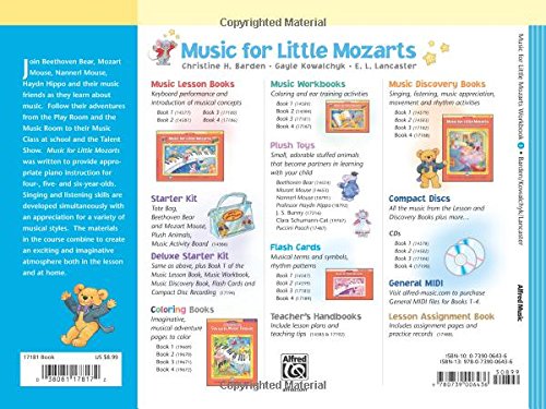 Alfred's Music For Little Mozarts - Music Workbook 3