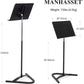 Manhasset Harmony Music Stand with Aluminium Desk - Black