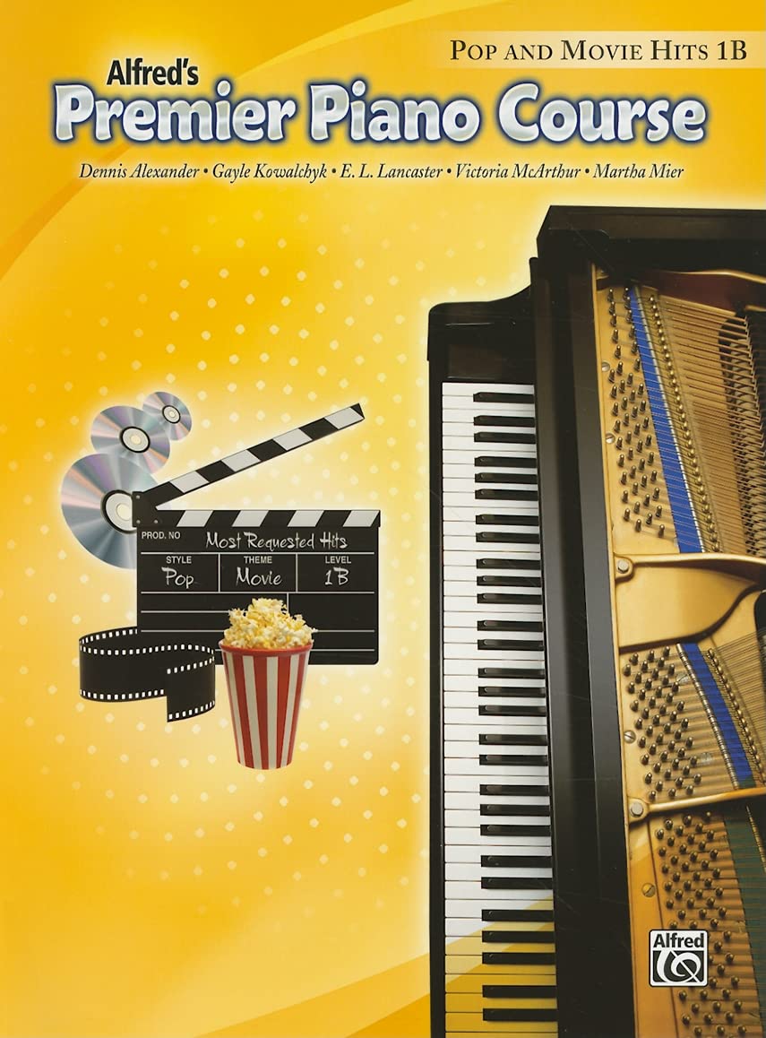 Alfred's Premier Piano Course - Pop And Movie Hits 1B Book