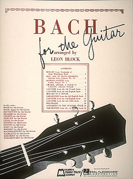 Bach For The Guitar Arr Block