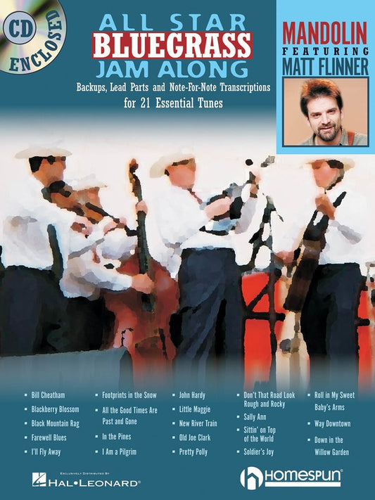 All Star Bluegrass Jam Along For Mandolin Bk/Cd
