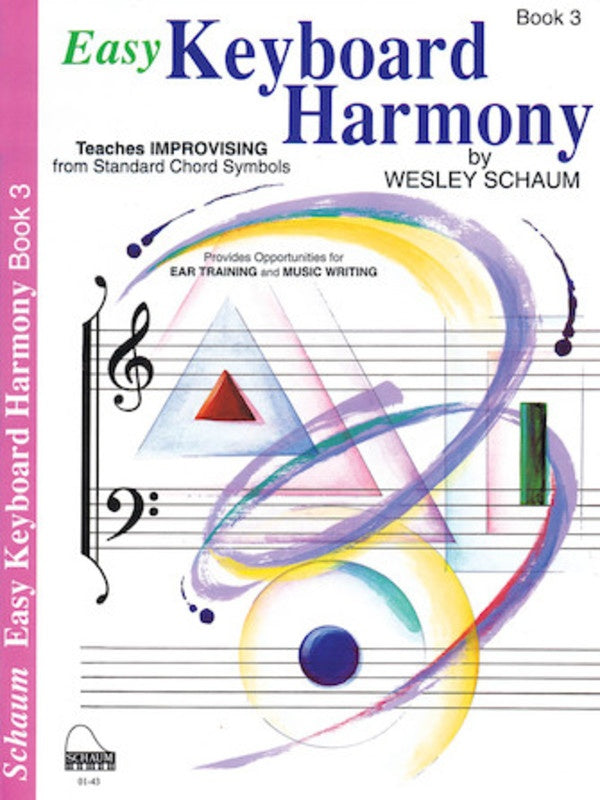 Schaum Easy Keyboard Harmony Book 3