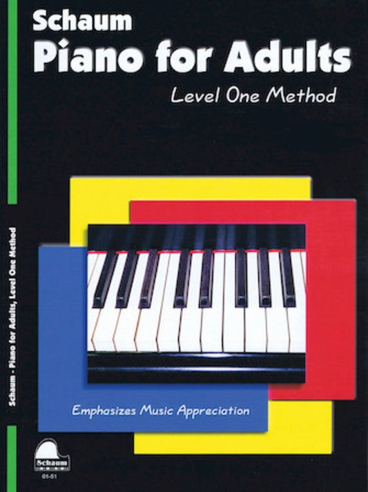 Schaum - Piano For Adults Lev 1 Method