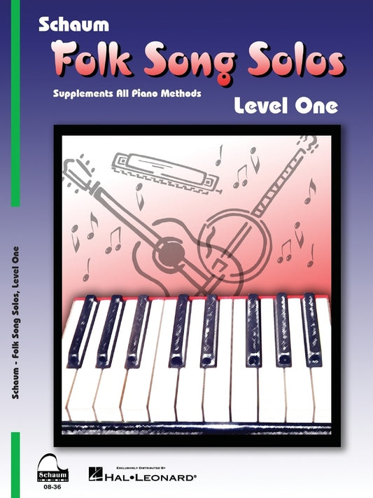 Schaum Folk Song Solos Level 1 Piano Book