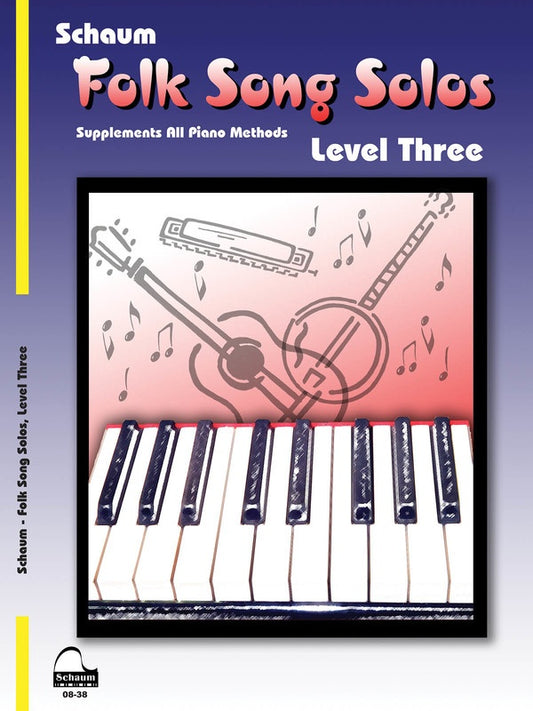 Schaum Folk Song Solos Level 3 Book