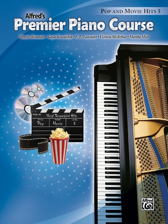 Alfred's Premier Piano Course - Pop And Movie Hits Book 10