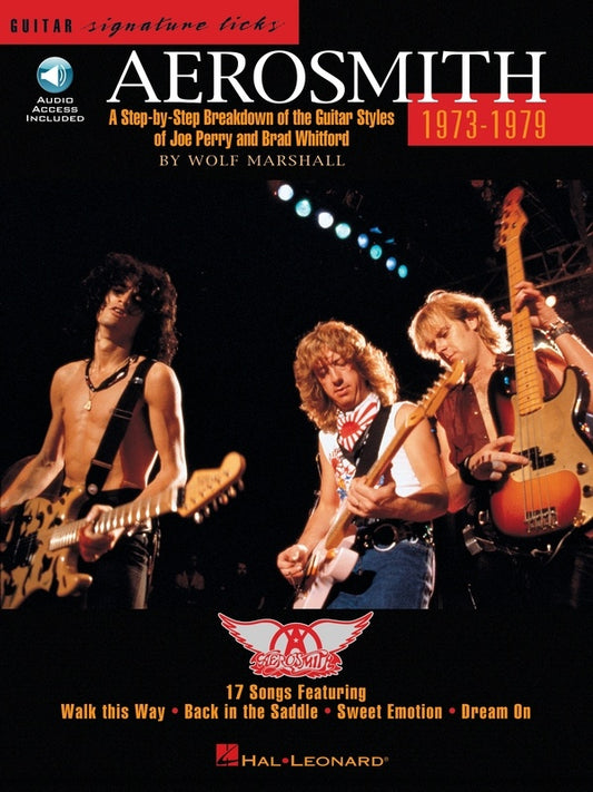 Aerosmith 1973-1979 Guitar Signature Licks Bk/Ola