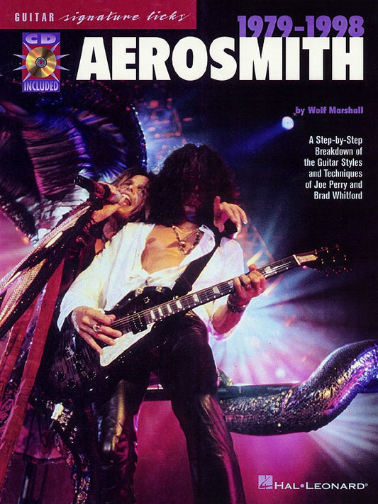 Aerosmith 1979-1998 Signature Licks-Bk/Cd