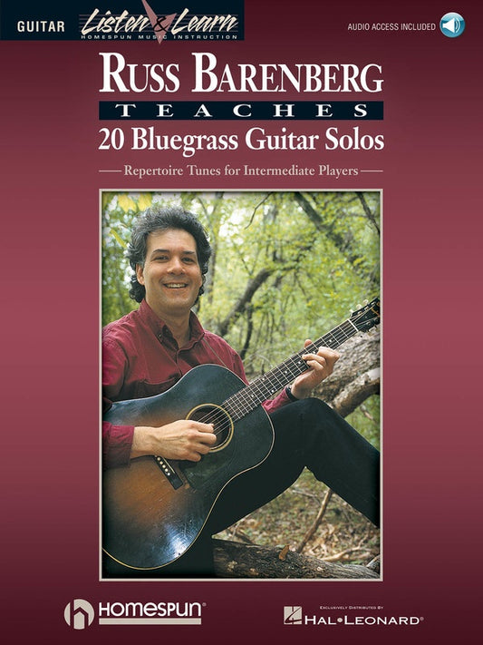 Barenberg Teaches 20 Bluegrass Gtr Solos Bk/Cd